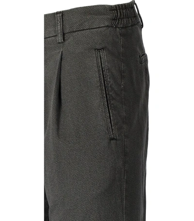 Shop Berwich Retro Elax Ash Grey Trousers
