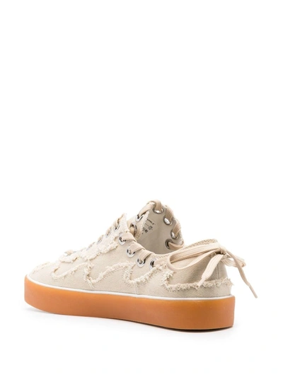 Shop Bluemarble Cotton Sneakers In White