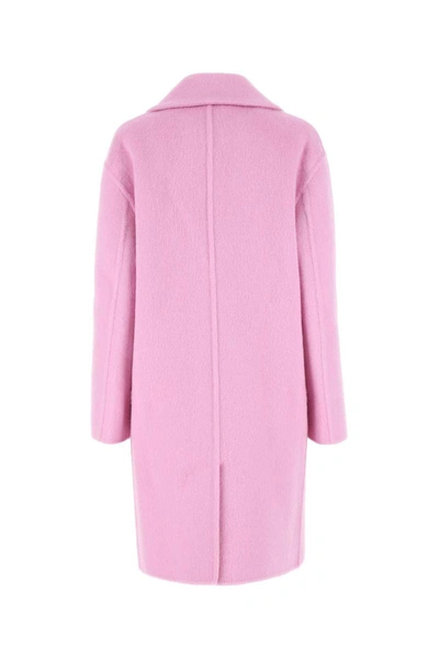 Shop Bottega Veneta Coats In Pink