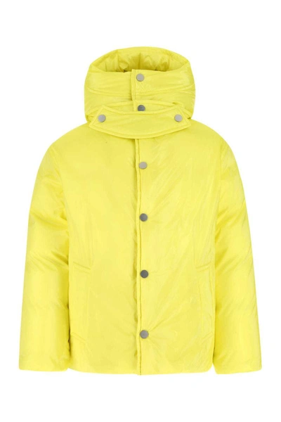 Shop Bottega Veneta Jackets In Yellow