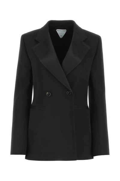 Shop Bottega Veneta Jackets And Vests In Black