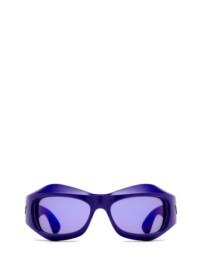 Shop Bottega Veneta Sunglasses In Violet
