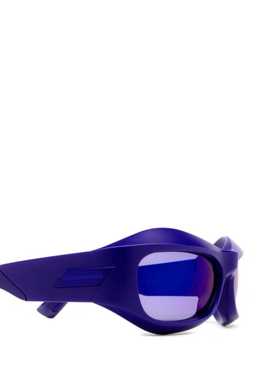Shop Bottega Veneta Sunglasses In Violet