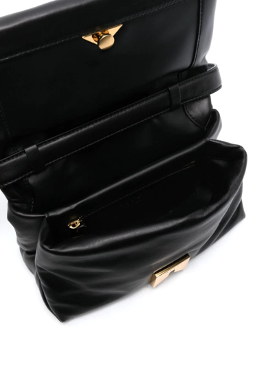 Shop Marni Black Small Prisma Bag In Nero