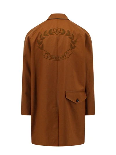 Shop Burberry Coat In Brown