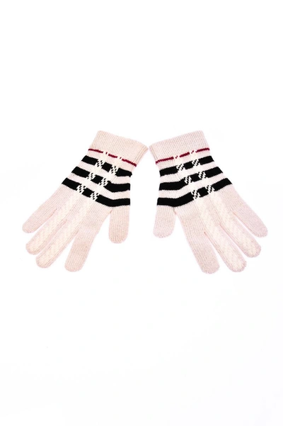 Shop Burberry Gloves In White