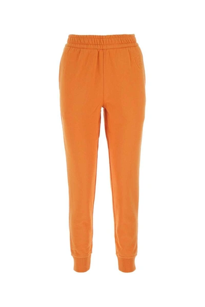 Shop Burberry Pants In Orange