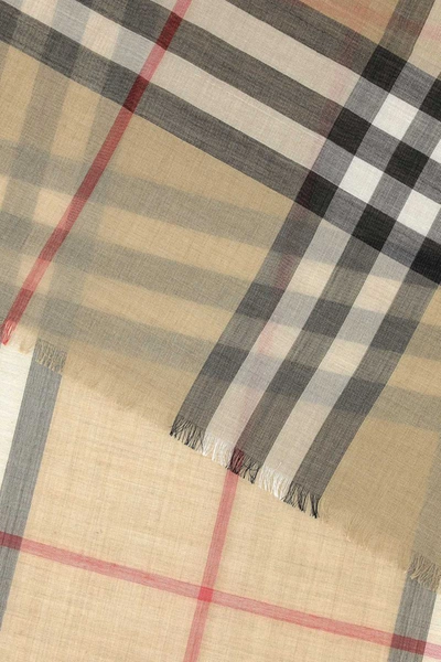 Shop Burberry Scarves And Foulards In Checked