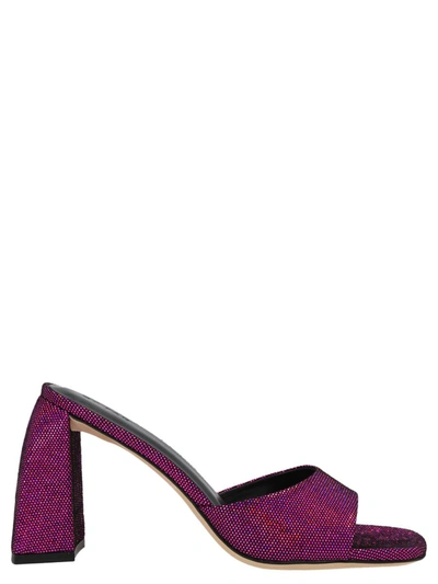 Shop By Far 'michel' Sandals In Purple