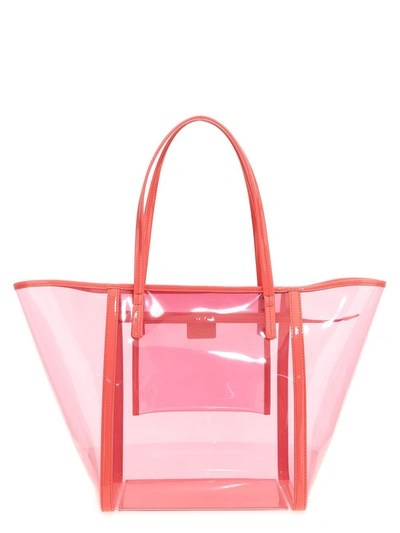 Shop By Far Shopping 'club Tote' In Pink