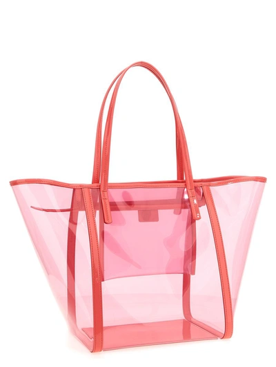 Shop By Far Shopping 'club Tote' In Pink