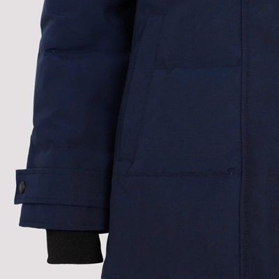 Shop Canada Goose Shelburne Parka Jacket Wintercoat In Blue