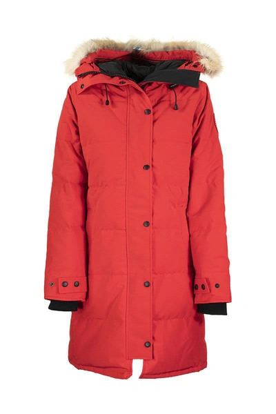 Shop Canada Goose Shelburne - Fusion Fit Parka In Red