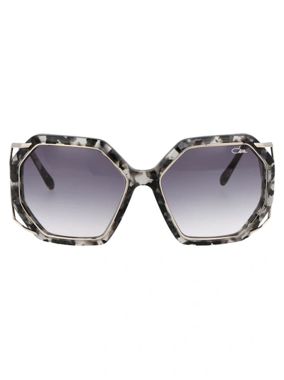 Shop Cazal Sunglasses In 001 Grey Silver