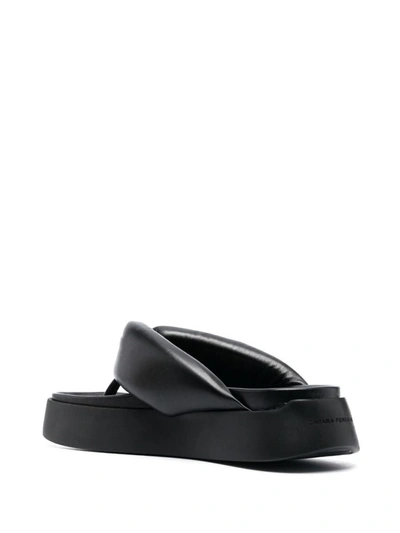 Shop Chiara Ferragni Cf Platform Flip Flops In Black