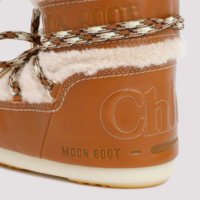 Shop Chloé Snow Boot Shoes In Nude &amp; Neutrals