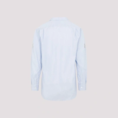 Shop Comme Des Garçons Shirt Comme Des Garçons  Shirt Long-sleeved Shirt In Blue