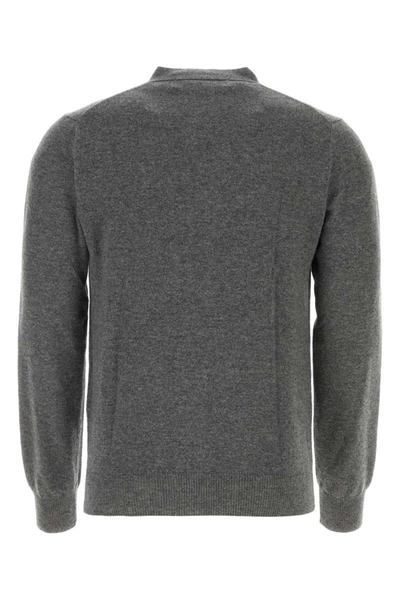 Shop Comme Des Garçons Play Comme Des Garcons Play Knitwear In Medgrey