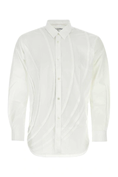 Shop Comme Des Garçons Comme Des Garcons Shirt Shirts In White