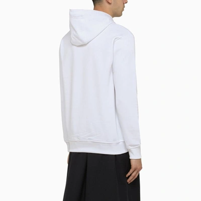 Shop Comme Des Garçons Shirt Printed Hoodie In White
