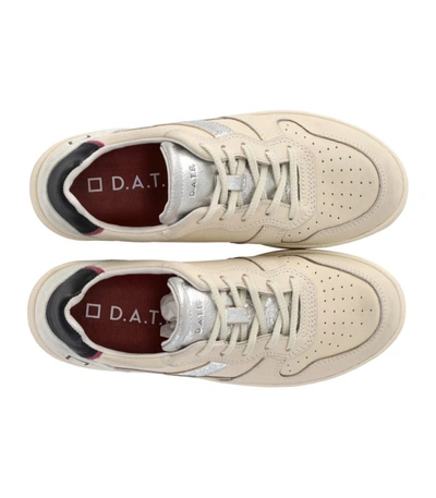 Shop Date D.a.t.e.  Court 2.0 Ivory Silver Sneaker