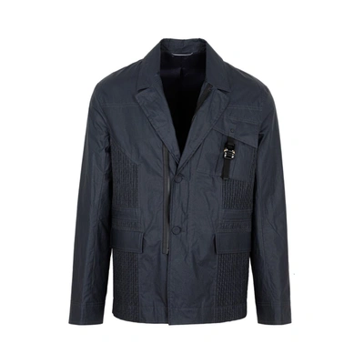 Shop Dior Homme  Cotton Jacket In Blue