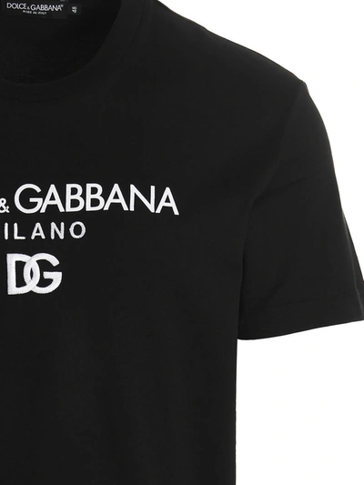 Shop Dolce & Gabbana 'dg Essential' T-shirt In Black