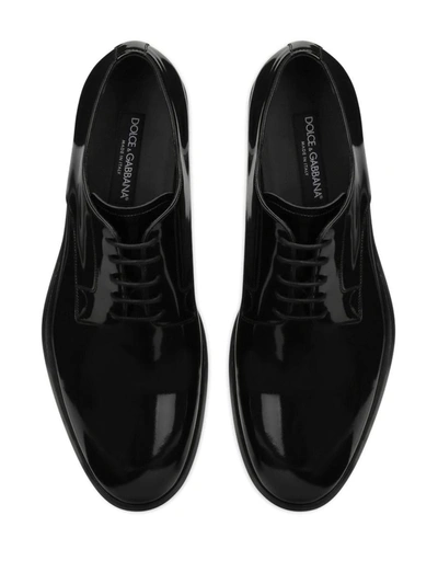 Shop Dolce & Gabbana Leather Brogues In Black