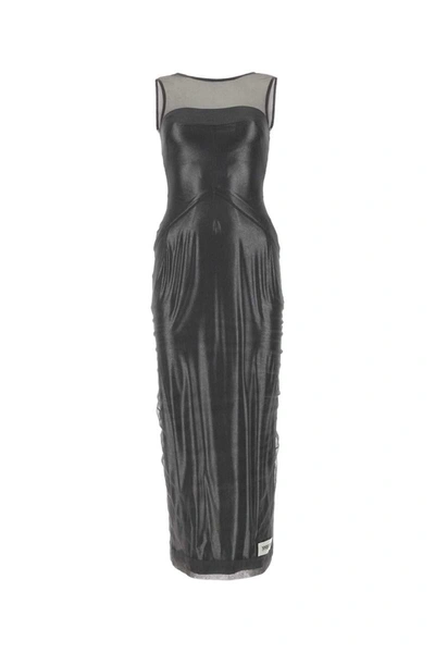 Shop Dolce & Gabbana Long Dresses. In Metallic