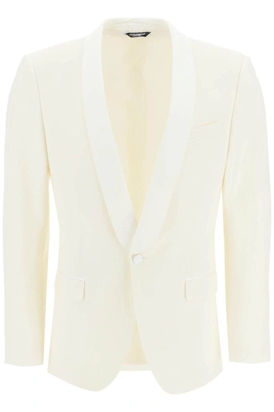 Shop Dolce & Gabbana Sicilia Single-breasted Jacket In White