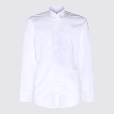 Shop Dolce & Gabbana White Cotton Blend Shirt