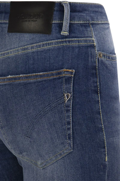 Shop Dondup Mandy - Jeans Super Skinny Bootcut In Denim Blue