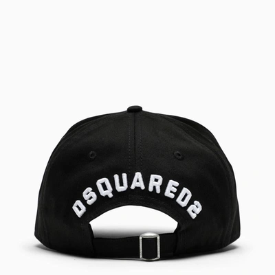 Shop Dsquared2 Black/white Icon Baseball Cap