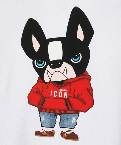 Dsquared2 Sweatshirt With Ciro Graphic Print In White