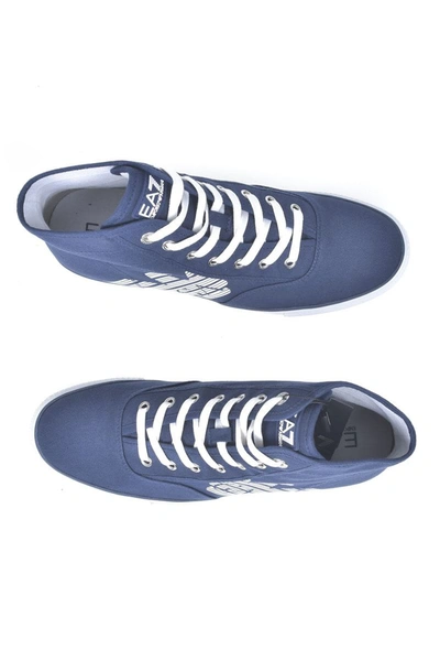Shop Ea7 Emporio Armani Ankle Boots Sneaker In Blue