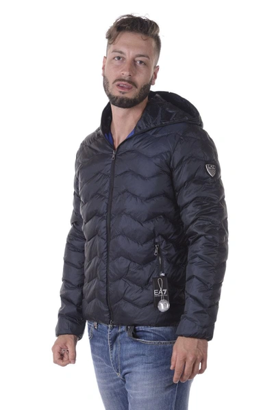 Shop Ea7 Emporio Armani Jacket In Blue