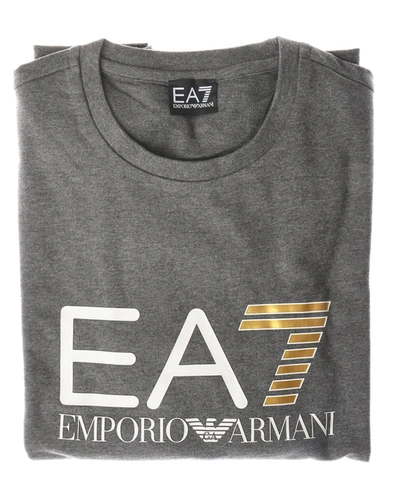 Shop Ea7 Emporio Armani  Sweatshirt Hoodie In Grey