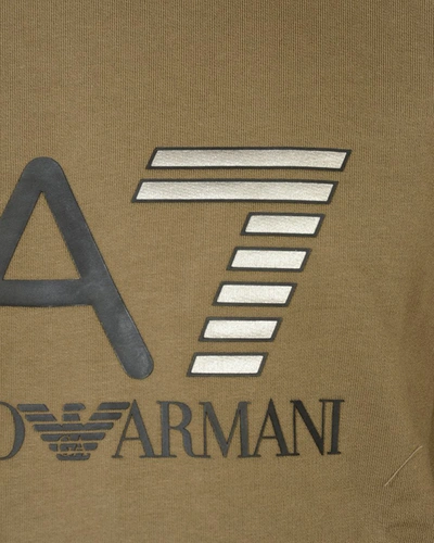 Shop Ea7 Emporio Armani Sweatshirt Hoodie In Grey
