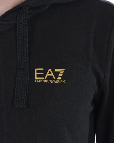 Shop Ea7 Emporio Armani  Sweatshirt Hoodie In Black