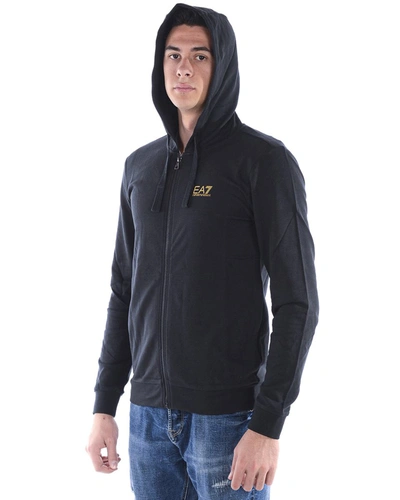 Shop Ea7 Emporio Armani  Sweatshirt Hoodie In Black