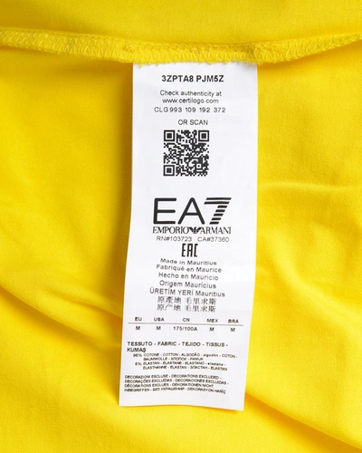 Shop Ea7 Emporio Armani  Topwear In Yellow