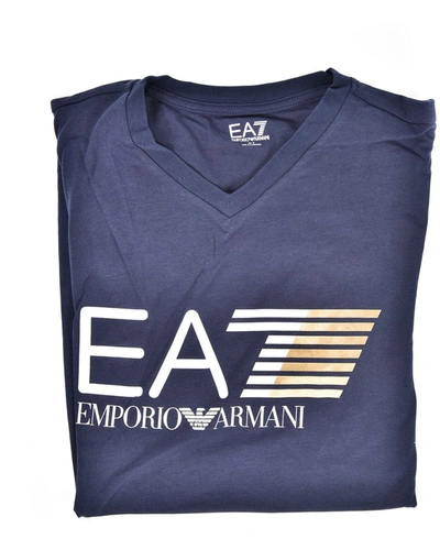 Shop Ea7 Emporio Armani Topwear In Blue