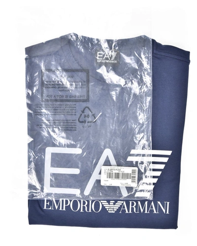 Shop Ea7 Emporio Armani Topwear In Blue