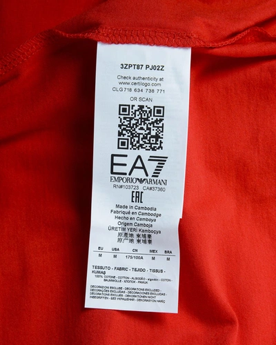 Shop Ea7 Emporio Armani  Topwear In Red