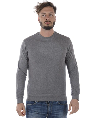 Shop Emporio Armani Sweatshirt Hoodie In Grey