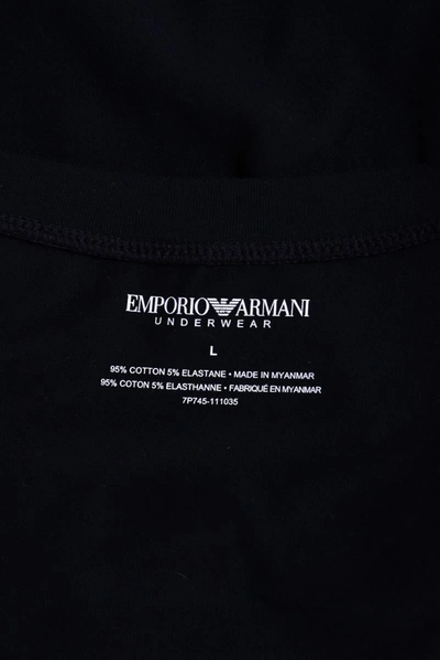 Shop Emporio Armani Topwear In Black