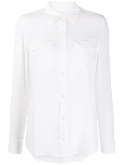Shop Equipment Silk Shirt In White