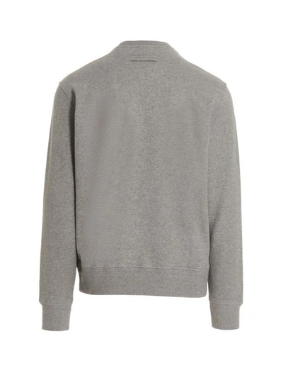Shop Ermenegildo Zegna Logo Sweatshirt In Gray