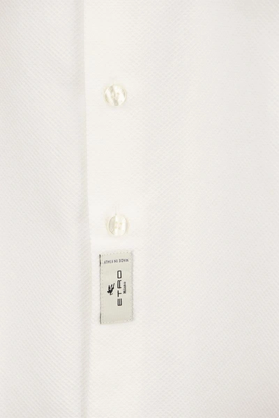 Shop Etro Cotton Shirt In White