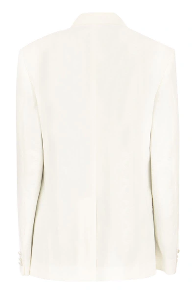 Shop Etro Lyocell Tailored Jacket In White